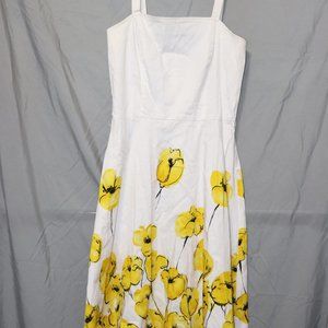 Yellow flower dress